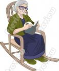 Old Lady Clip Art